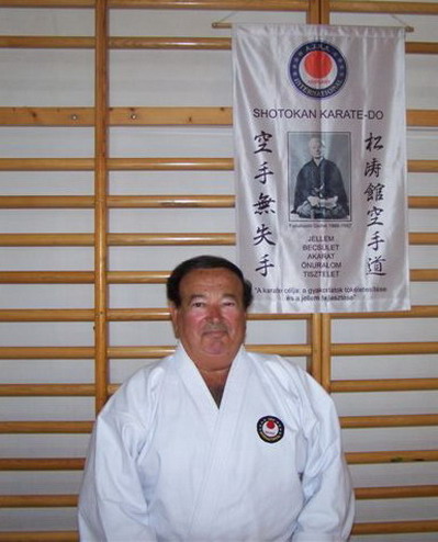 Sensei Sáfár László IX.DAN  shotokan karate nagymester