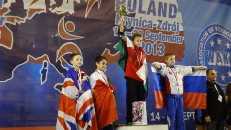 Viczián Roland aranyérmes Kick-box Európa-bajnokságon Lengyelországban