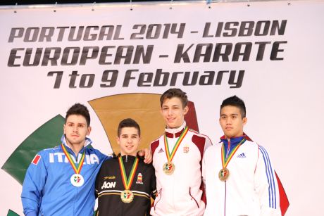Koch Szabolcs bronzérmes a karate EB-n