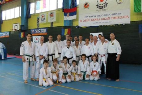 Kancho Yasou Kawano és a magyar csapat