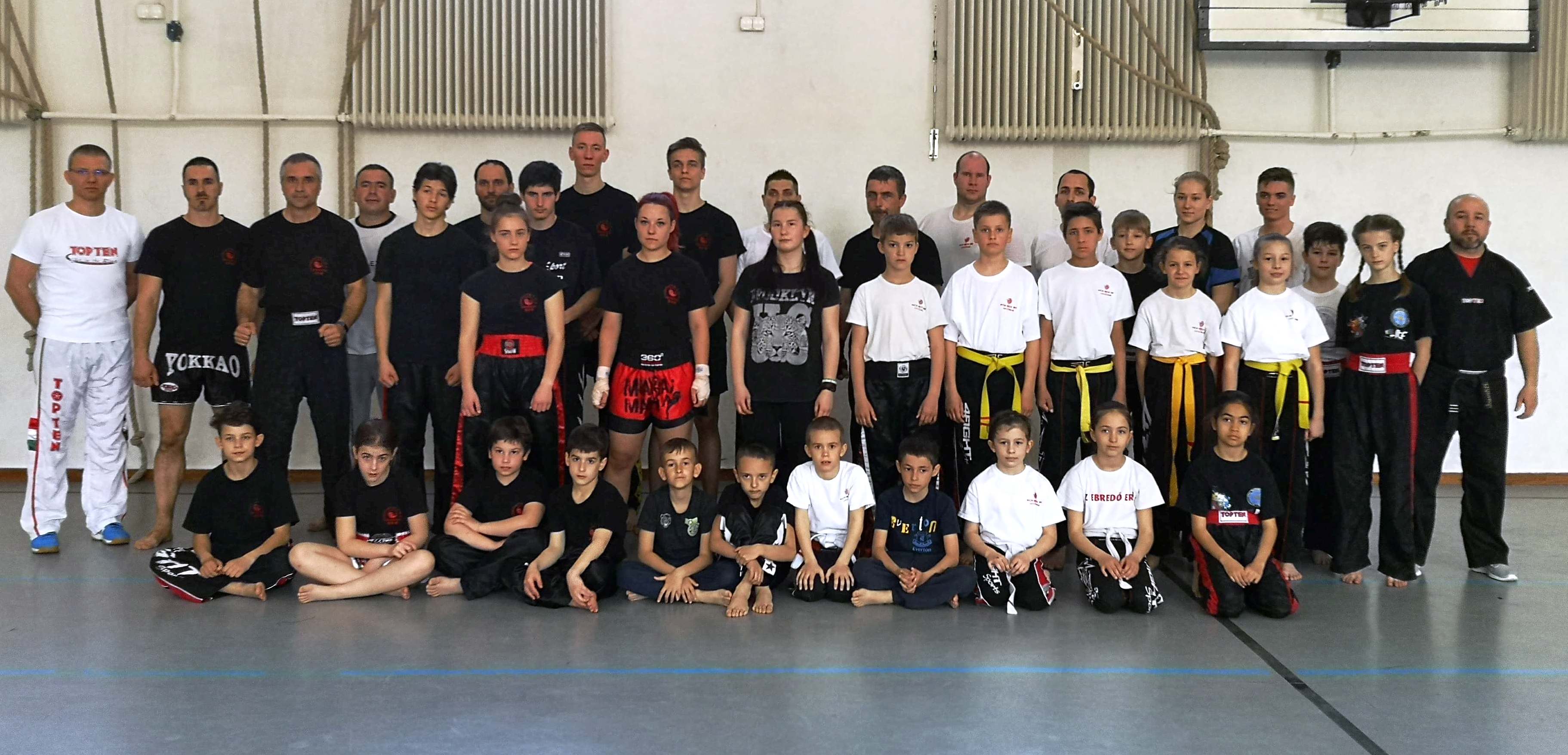 Kick-box edzés Orosházán Olasz Attilával