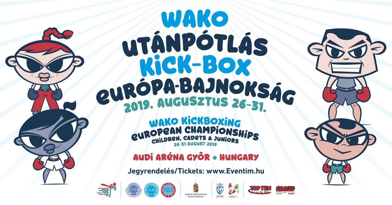 Sporttörténelmi kick-box Eb lesz Győrben augusztusban
