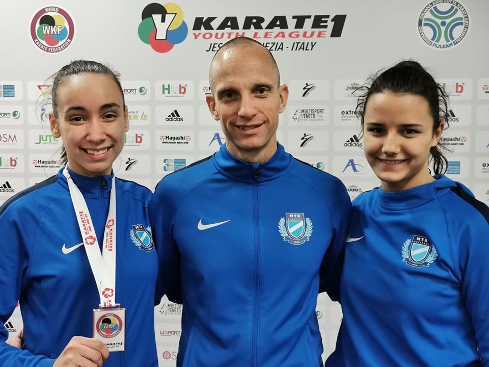 Hat magyar érem a jesolói karate Youth League-en