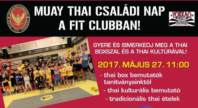 Muaythai családi nap a Fit Clubban!