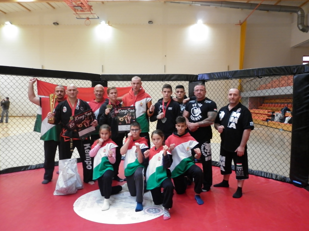 a Magyar Kempo Válogatott 2015 Mokolów Lengyelország